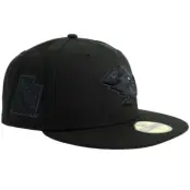 New Era - NHL Svart fitted Keps - Hatstore Exclusive x Utah Mammoth 59FIFTY Black Metallic Fitted @ Hatstore
