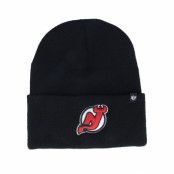 47 Brand - NHL Svart cuff Beanie - New Jersey Devils Haymaker Black Cuff @ Hatstore