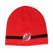 Adidas - NHL Röd traditionalbeanie Beanie - New Jersey Devils Coach Red Beanie @ Hatstore