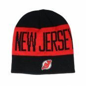 Adidas - NHL Svart traditionalbeanie Beanie - New Jersey Devils 19 Black/Red Beanie @ Hatstore