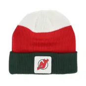 Fanatics - NHL Grön cuff Beanie - New Jersey Devils Showboat Green/Red/White Cuff @ Hatstore