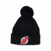 Fanatics - NHL Svart pom Beanie - New Jersey Devils Value Core Black Pom @ Hatstore