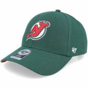 47 Brand - NHL Grön adjustable Keps - New Jersey Devils NHL Ballpark Mvp Dark Green Adjustable @ Hatstore