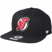 47 Brand - NHL Svart snapback Keps - New Jersey Devils Sure Shot Black Snapback @ Hatstore