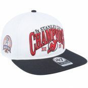 47 Brand - NHL Vit snapback Keps - New Jersey Devils NHL Arch Champ Hitch White/Black Snapback @ Hatstore