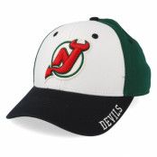 Adidas - NHL Grön adjustable Keps - New Jersey Devils Cotton 3 Colour White/Green/Black Adjustable @ Hatstore