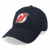 American Needle - NHL Svart unconstructed Keps - New Jersey Devils Blue Line Black Dad Cap @ Hatstore