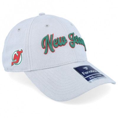 Fanatics - NHL Grå adjustable Keps - New Jersey Devils Stone Gray Adjustable @Hatstore