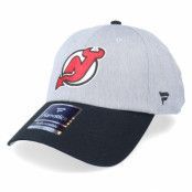 Fanatics - NHL Grå unconstructed Keps - New Jersey Devils Grey Marl Unstructured Sports Grey/Black Dad Cap @ Hatstore