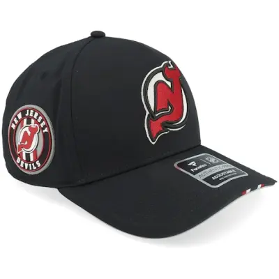 Fanatics - NHL Svart adjustable Keps - New Jersey Devils Authentic Pro NHL Mesh Black A-Frame Adjustable @ Hatstore