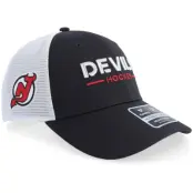 Fanatics - NHL Svart trucker Keps - New Jersey Devils Auth Pro A Mesh Black/White Trucker @ Hatstore