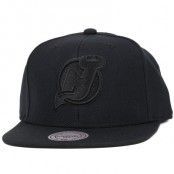 Mitchell & Ness - New Jersey Devils All Black Wool Solid Snapback