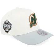 Mitchell&Ness - NHL Beige adjustable Keps - Hatstore Exclusive x New Jersey Devils Pro Crown Sand/Grey A-frame Adjustable @ Hatstore