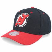 Mitchell&Ness - NHL Svart adjustable Keps - New Jersey Devils All In 2.0 Pro Black/Red Adjustable @ Hatstore