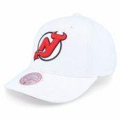 Mitchell&Ness - NHL Vit adjustable Keps - New Jersey Devils All In Pro White Adjustable @ Hatstore