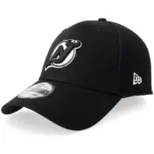 New Era - NHL Svart flexfit Keps - New Jersey Devils 39THIRTY Eg Neo Black/White Mesh Flexfit @ Hatstore