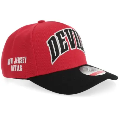 Outerstuff - NHL Röd adjustable Keps - Kids New Jersey Devils Mvp Pro Pinch Red/Royal A-frame Adjustable @ Hatstore