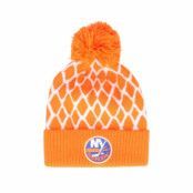 Adidas - NHL Orange pom Beanie - New York Islanders Culture Cuffed Knit Orange Pom @ Hatstore