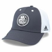 Adidas - NHL Grå trucker Keps - New York Islanders Mesh Carbon/White Trucker @ Hatstore