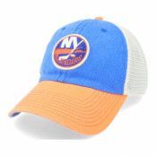 American Needle - NHL Blå trucker Keps - New York Islanders Hanover Ivory&Royal&Orange Trucker @ Hatstore