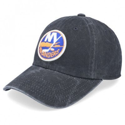 American Needle - NHL Svart unconstructed Keps - New York Islanders New Raglin Black Dad Cap @ Hatstore