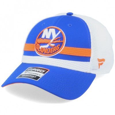 Fanatics - NHL Blå trucker Keps - New York Islanders Authentic Pro Draft Blue/White Trucker @ Hatstore