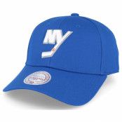 Mitchell&Ness - NHL Blå adjustable Keps - New York Islanders Team Logo Low Pro Strapback Blue Adjustable @ Hatstore