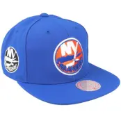 Mitchell&Ness - NHL Blå snapback Keps - New York Islanders Alternate Flip Blue Snapback @ Hatstore