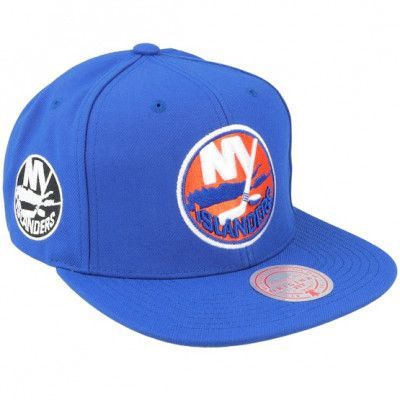 Mitchell&Ness - NHL Blå snapback Keps - New York Islanders Alternate Flip Blue Snapback @ Hatstore