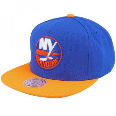 Mitchell&Ness - NHL Blå snapback Keps - New York Islanders Team 2 Tone 2.0 Navy/Orange Snapback @ Hatstore