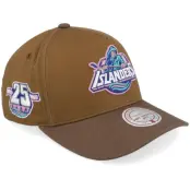 Mitchell&Ness - NHL Brun adjustable Keps - Hatstore Exclusive x New York Islanders Pro Crown Dark Brown A-frame Adjustable @ Hatstore