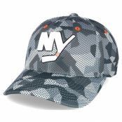 Mitchell&Ness - NHL Camo flexfit Keps - New York Islanders Carbon Camo Slouch Flexfit @ Hatstore