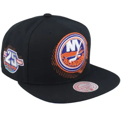 Mitchell&Ness - NHL Svart snapback Keps - New York Islanders Big Face 7.0 Black Snapback @ Hatstore