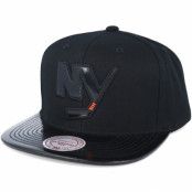 Mitchell&Ness - NHL Svart snapback Keps - NY Islanders Patent 2T/Tonal Snapback @ Hatstore