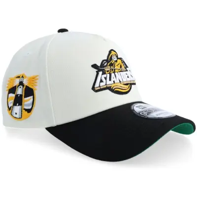 New Era - NHL Vit adjustable Keps - Hatstore Exclusive x New York Islanders  9FORTY Fisherman Chrome/Black A-frame Adjustable @ Hatstore