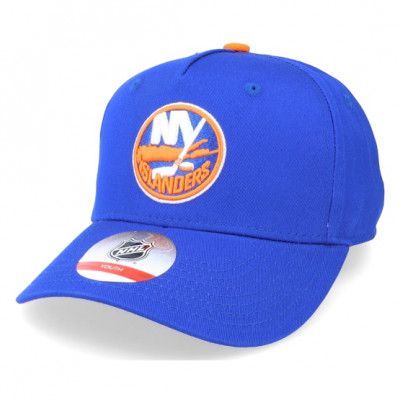 Outerstuff - NHL Blå adjustable Keps - Kids New York Islanders Precurved A-Frame Light Royal Adjustable @ Hatstore