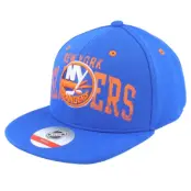 Outerstuff - NHL Blå snapback Keps - Kids New York Islanders Life Style Printed Flatbrim Blue Snapback @ Hatstore