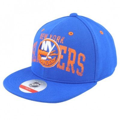 Outerstuff - NHL Blå snapback Keps - Kids New York Islanders Life Style Printed Flatbrim Blue Snapback @ Hatstore