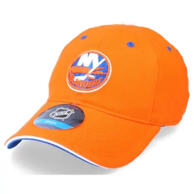 Outerstuff - NHL Orange adjustable Keps - Kids New York Islanders Fashion Logo Slouch Orange Dad Cap @ Hatstore