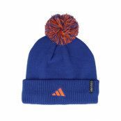 Adidas - NHL Blå pom Beanie - New York Islanders NHL Cuffed Beanieroyal Blue Pom @ Hatstore