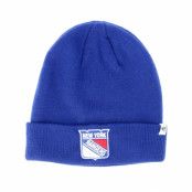 47 Brand - NHL Blå cuff Beanie - New York Rangers Raised Knit Royal Cuff @ Hatstore