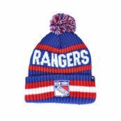 47 Brand - NHL Blå pom Beanie - New York Rangers Bering Royal/Red Pom @ Hatstore