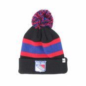 47 Brand - NHL Svart pom Beanie - New York Rangers Breakaway Knit Black Pom @ Hatstore