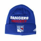 Adidas - NHL Blå cuff Beanie - New York Rangers Locker Room Cuffed Blue Beanie @ Hatstore