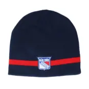 Adidas - NHL Blå traditionalbeanie Beanie - New York Rangers Coach Navy Beanie @ Hatstore