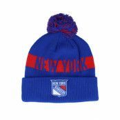 Fanatics - NHL Blå pom Beanie - New York Rangers Beanie Navy/Red Pom @ Hatstore