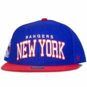 47 Brand - NHL Blå snapback Keps - 47 Brand - New York Rangers Blockshed Blue @ Hatstore