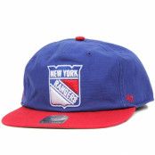 47 Brand - NHL Blå snapback Keps - 48 Brand - NY Rangers Marvin Blue/Red Snapback @ Hatstore