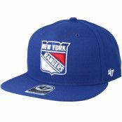 47 Brand - NHL Blå snapback Keps - New York Rangers Sure Shot Royal Snapback @ Hatstore