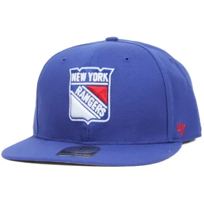 47 Brand - NHL Blå snapback Keps - NY Rangers Sure Shot Royal Snapback @ Hatstore